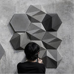 Hexagon Large Wall Brick Molds - madmolds - Hexagon Wall