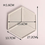 Hexagon Silicone Wall Molds - madmolds - Hexagon Wall