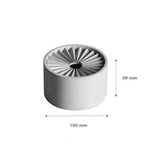 "I01" candle holder silicone mold - madmolds -