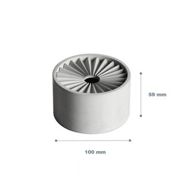 "I01" candle holder silicone mold - madmolds -