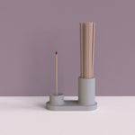 "I21" Concrete incense, candle holder silicone mold