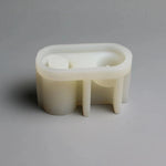 "I21" Concrete incense, candle holder silicone mold