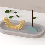 "I32" Incense holder silicone mold