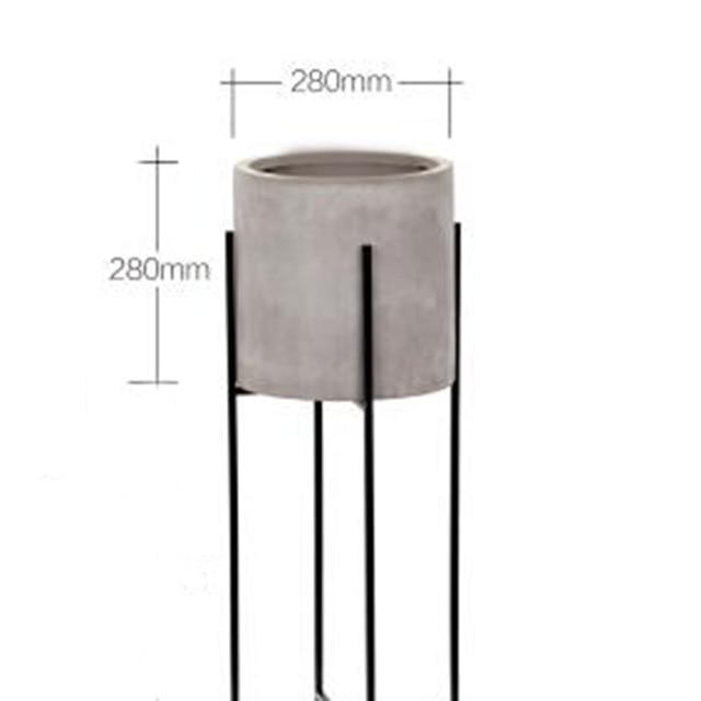 Large cilinder flowerpot molds - madmolds -