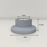 Menorah candlestick silicone mold - madmolds -