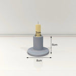 Menorah candlestick silicone mold - madmolds -