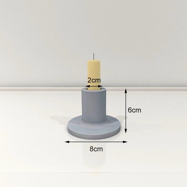 Menorah candlestick silicone mold - madmolds -