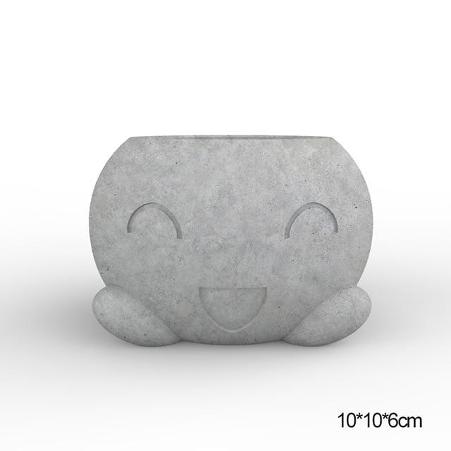 "Mojo" planter silicone mold - madmolds -
