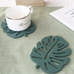 Monstera leaf concrete tray mold - madmolds -