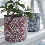 Nature flowerpot silicone mold - madmolds -