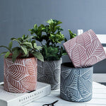 Nature flowerpot silicone mold - madmolds -