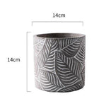 Nature flowerpot silicone mold - madmolds -