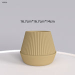 "P51" Flower pot silicone mold