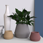 "P51" Flower pot silicone mold