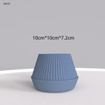 "P51" Flower pot silicone mold