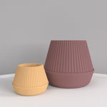 "P51" Flower pot silicone mold