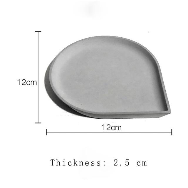 "Rain drop" tray silicone mold - madmolds -