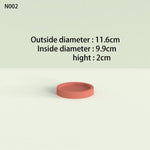 Round tray silicone molds