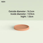 Round tray silicone molds