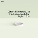 Round tray silicone molds