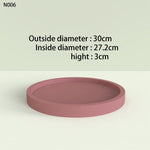 Round tray silicone molds