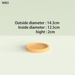 Round tray silicone molds