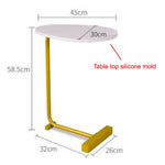 Tabletop silicone mold