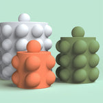 "CJ26" Candle jar silicone mold