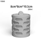 "CJ90" Candle jar silicone mold