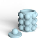 "CJ26" Candle jar silicone mold