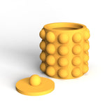 "CJ26" Candle jar silicone mold