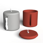 Round tissue dispenser silicone mold