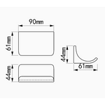 "C847" Card holder silicone mold