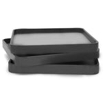 Soft square concrete tray silicone mold - madmolds -