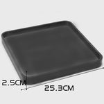 Soft square concrete tray silicone mold - madmolds -