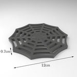 Spider web coaster silicone mold - madmolds -