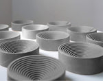 Striat concrete tray silicone mold - madmolds -