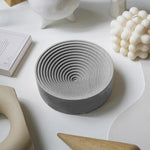 Striat concrete tray silicone mold - madmolds -