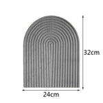 Striat concrete tray silicone mold - madmolds -