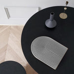 Striat concrete tray silicone mold - madmolds -