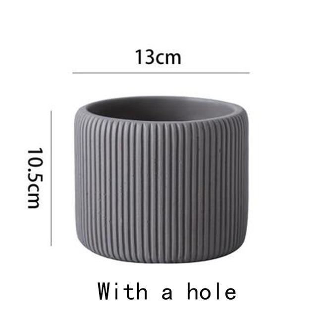 Struk flowerpot silicone mold - madmolds -