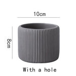 Struk flowerpot silicone mold - madmolds -