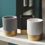 Twirly flowerpot silicone mold - madmolds -