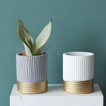 Twirly flowerpot silicone mold - madmolds -