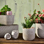 "Weave "Flowerpot silicone mold - madmolds -