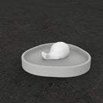 "Whale" incense holder silicone mold - madmolds -
