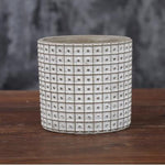 patterned flower pot mold - madmolds - silicone mold