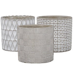 patterned flower pot mold - madmolds - silicone mold