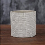 patterned flower pot mold - madmolds - silicone mold