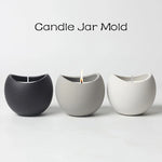 "CJ92" Candle jar silicone mold